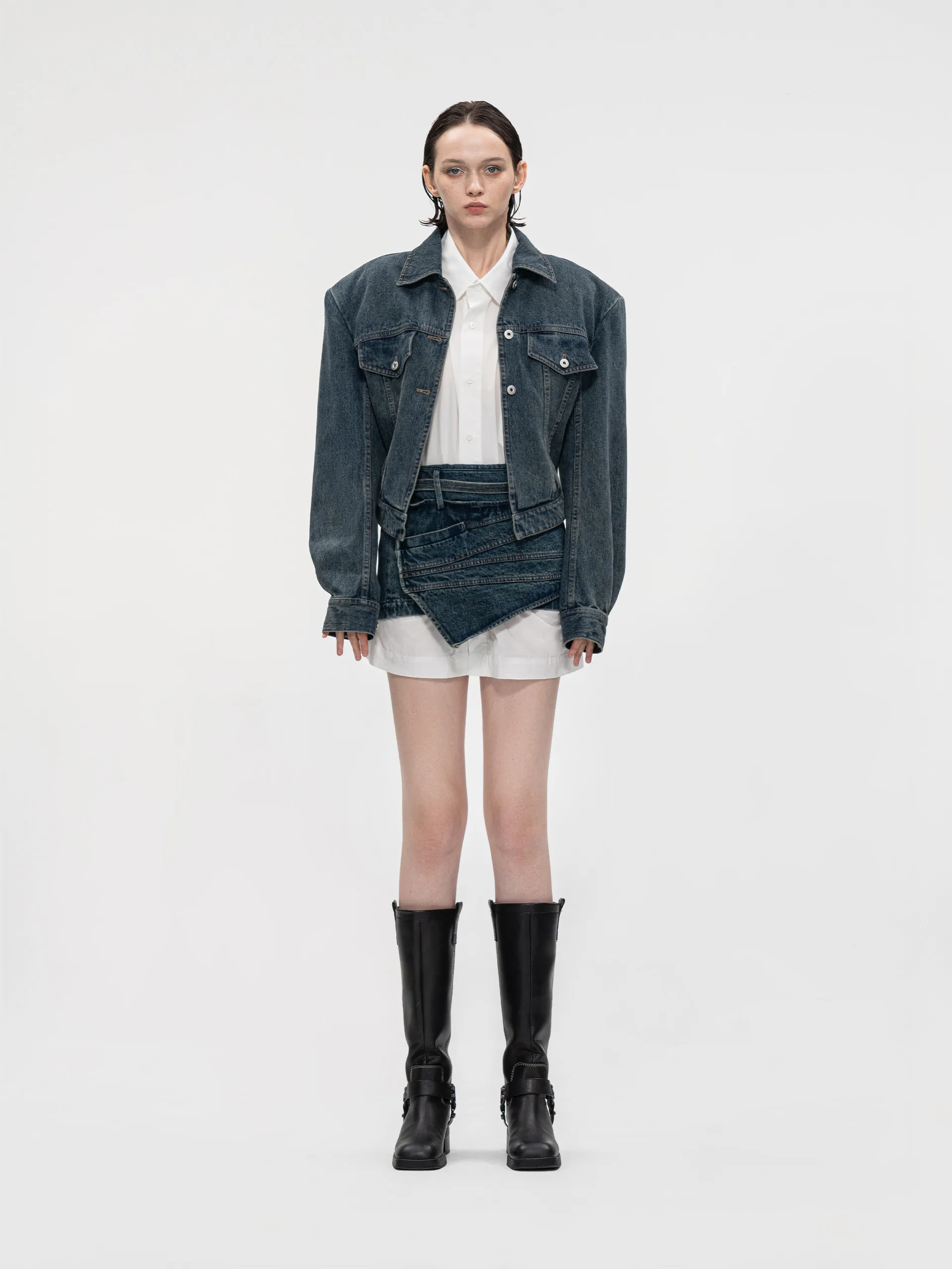 CROPPED WAIST JACKET