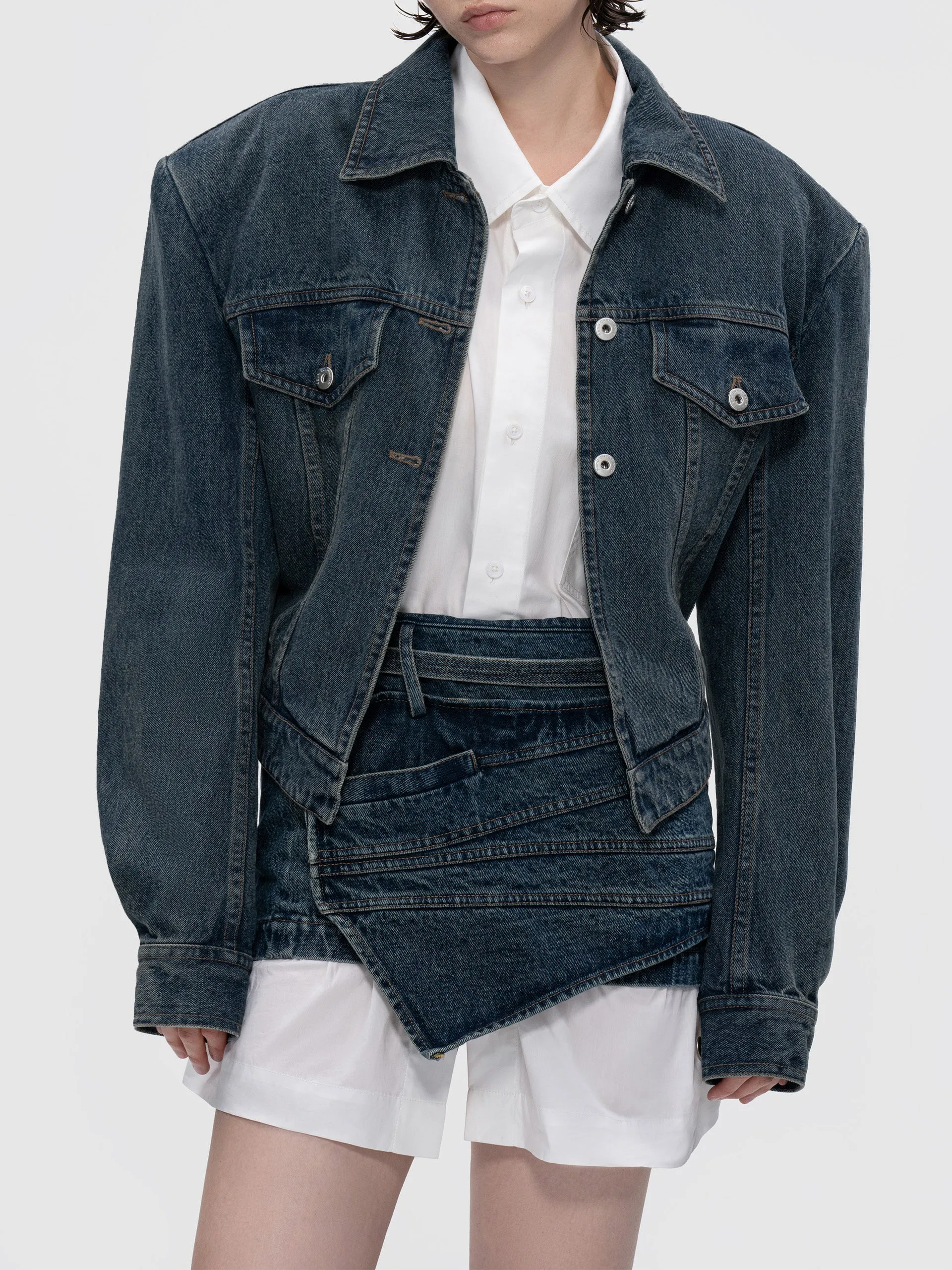 CROPPED WAIST JACKET