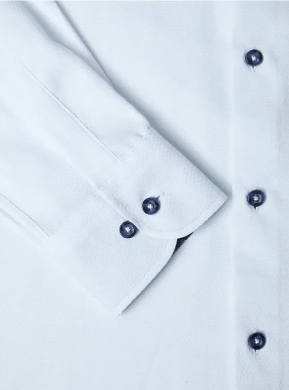 Daniel Grahame Long Sleeve Casual Shirt 01 - White