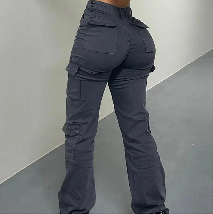 Dark Grey Cargo Pants