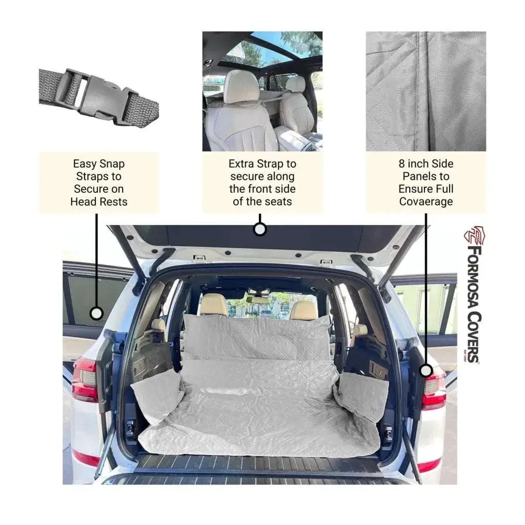 Deluxe Padded Cargo Liner  52"W x 93"L in Grey