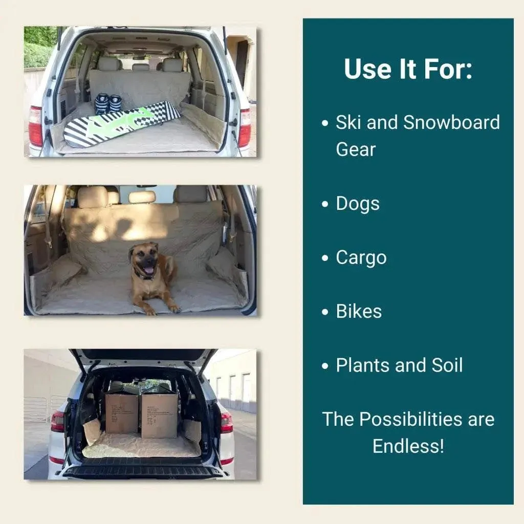 Deluxe Padded Cargo Liner  52"W x 93"L in Taupe