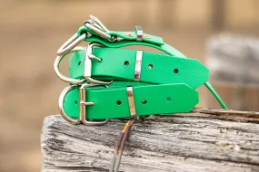 Dog Collar PVC 32mm x 70cm - Emerald