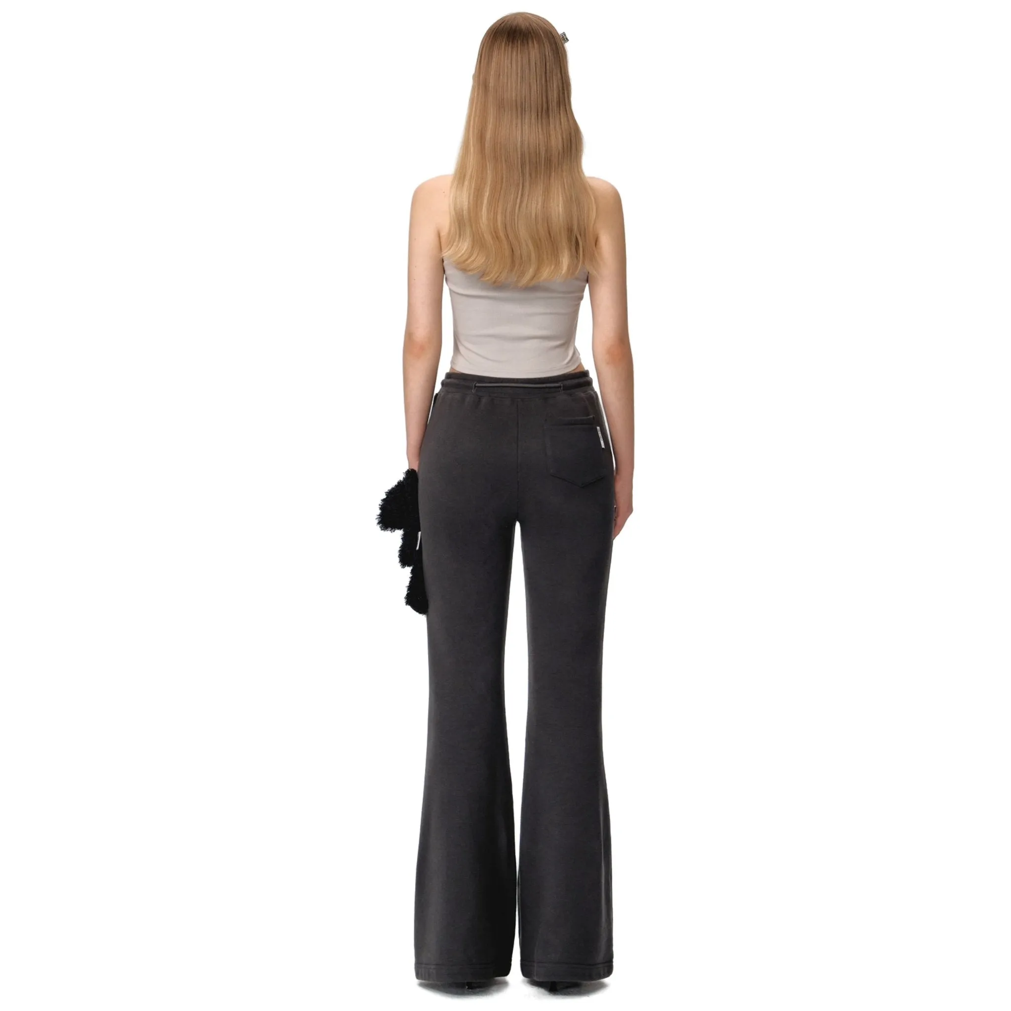 Doozoo Flare Jeans In Black