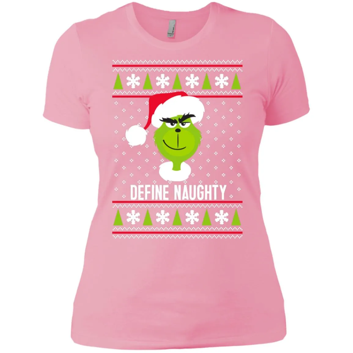 Dr. Seuss The Grinch Naughty Grinch Christmas Sweatshirt Women T-Shirt