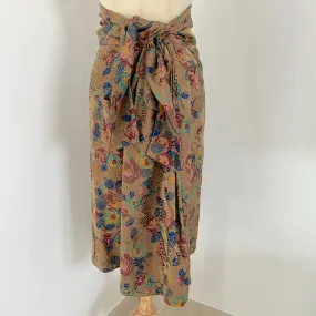 Dries Van Noten Floral print midi skirt