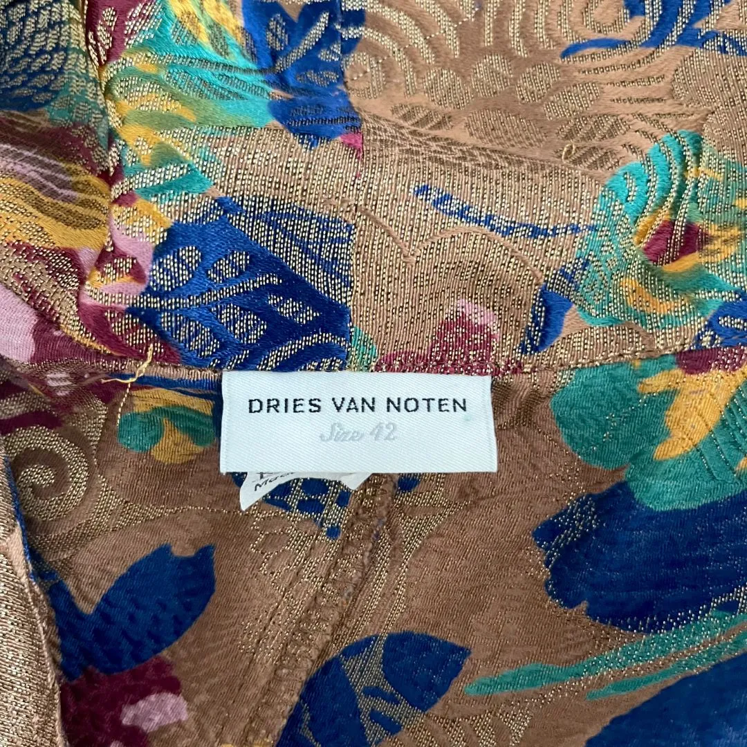 Dries Van Noten Floral print midi skirt