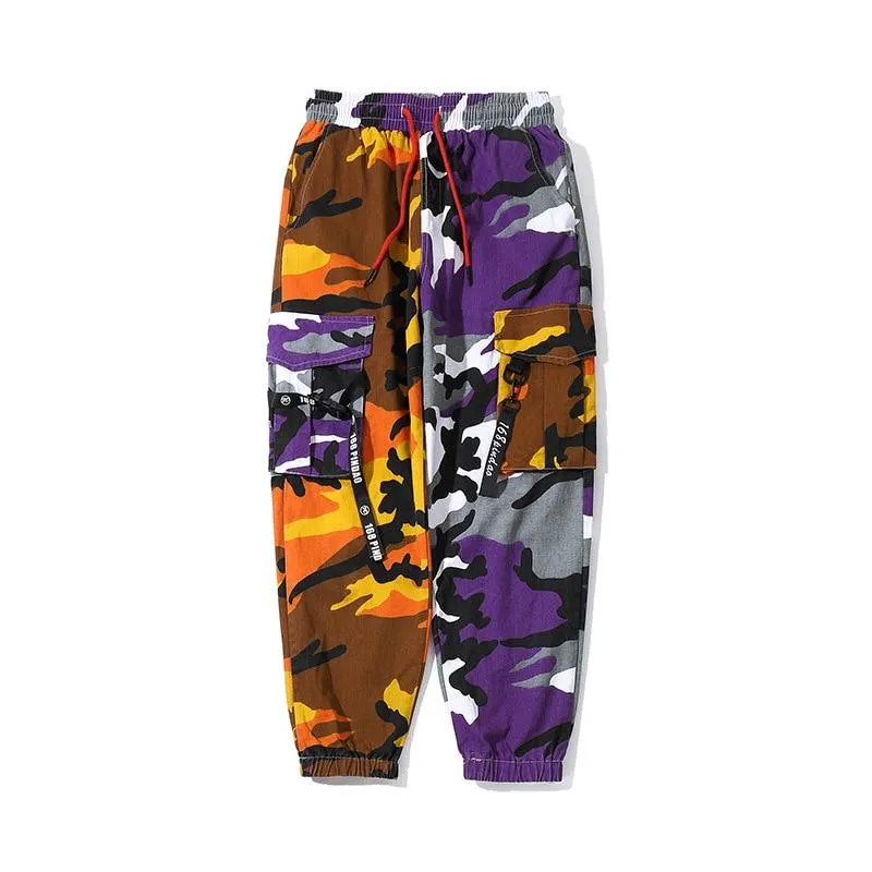 Duo-Tone Jaune Camouflage Cargo Pants