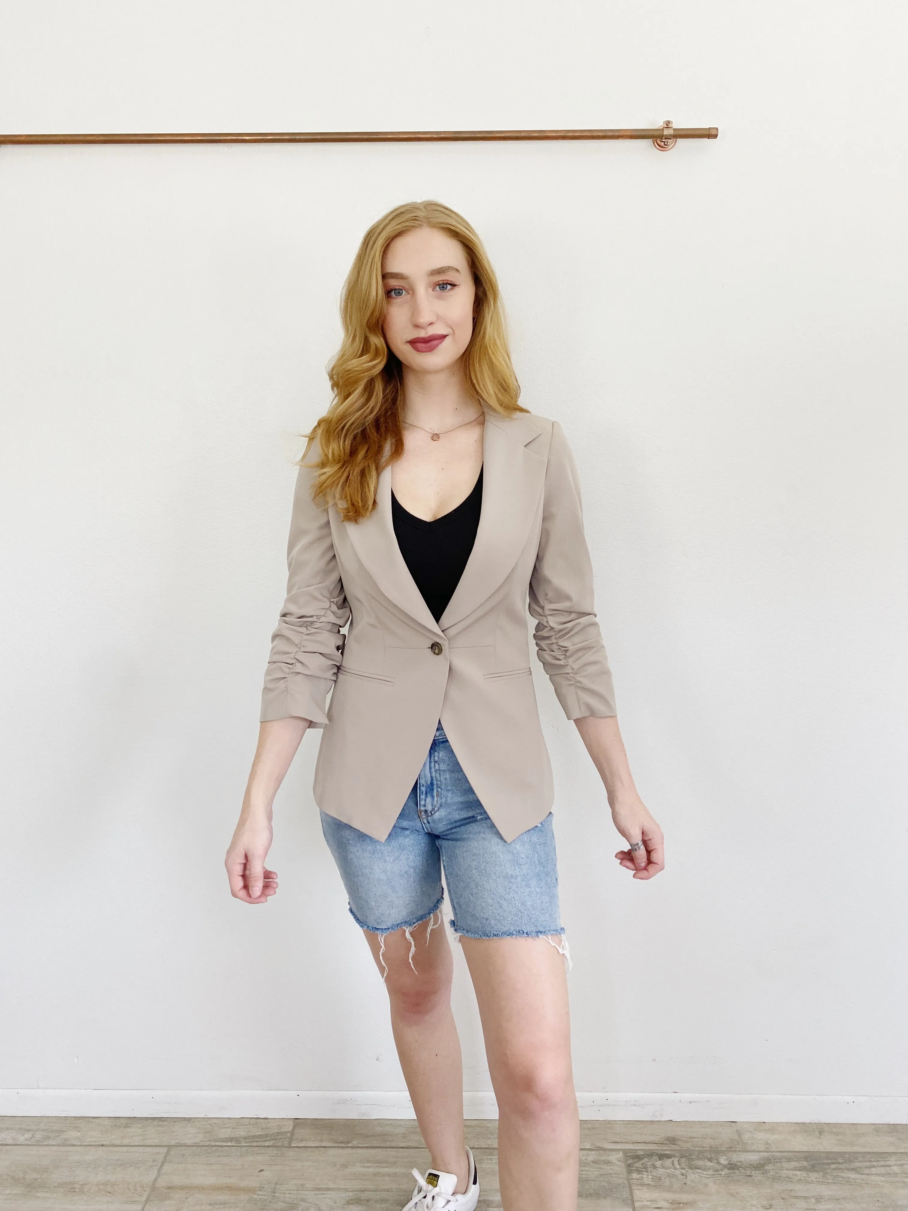 Elizabeth & James Nude Blazer Jacket 6