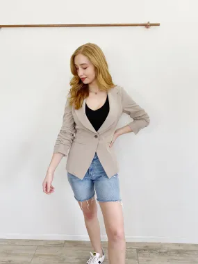 Elizabeth & James Nude Blazer Jacket 6