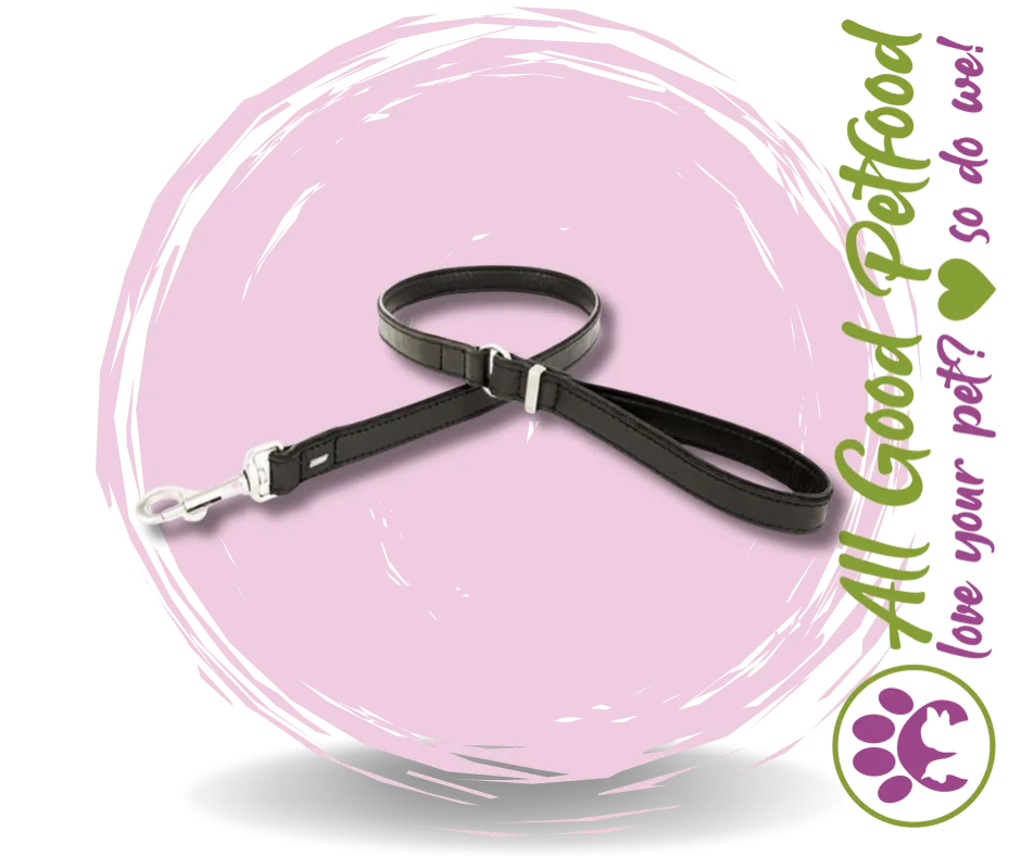 EzyDog Oxford Black Leash - 100cm