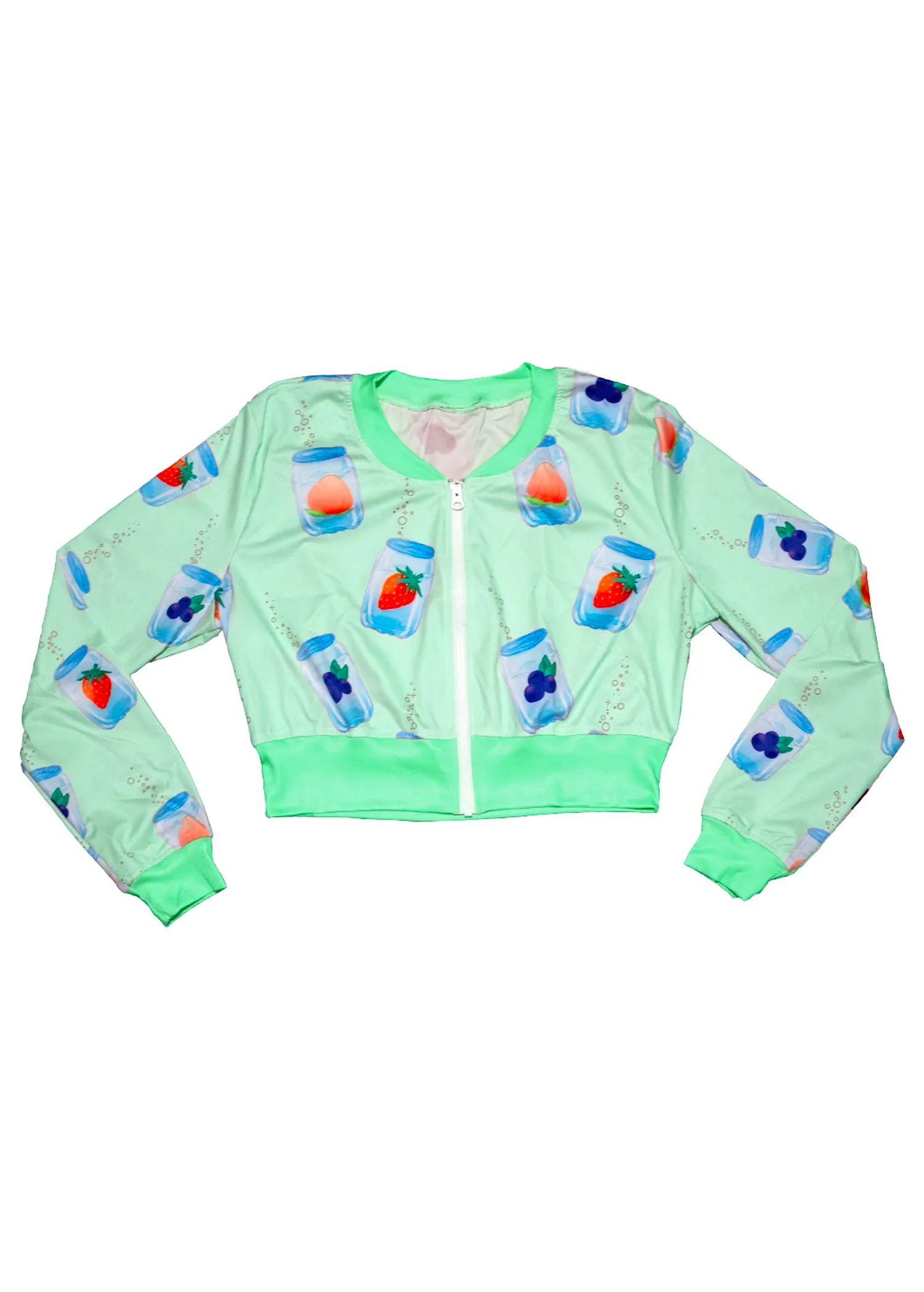 Fizzy Cropped Bomber Jacket