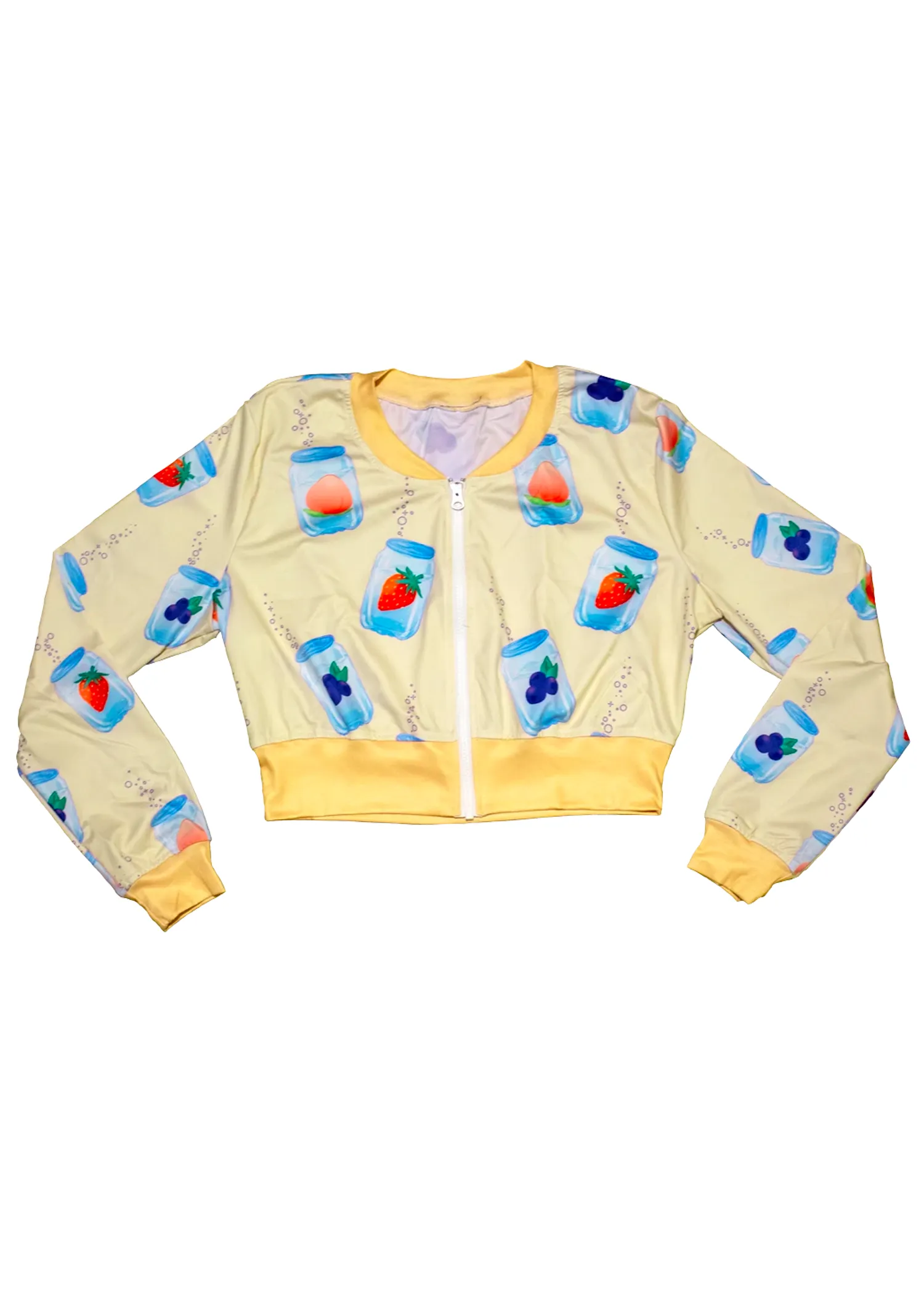Fizzy Cropped Bomber Jacket