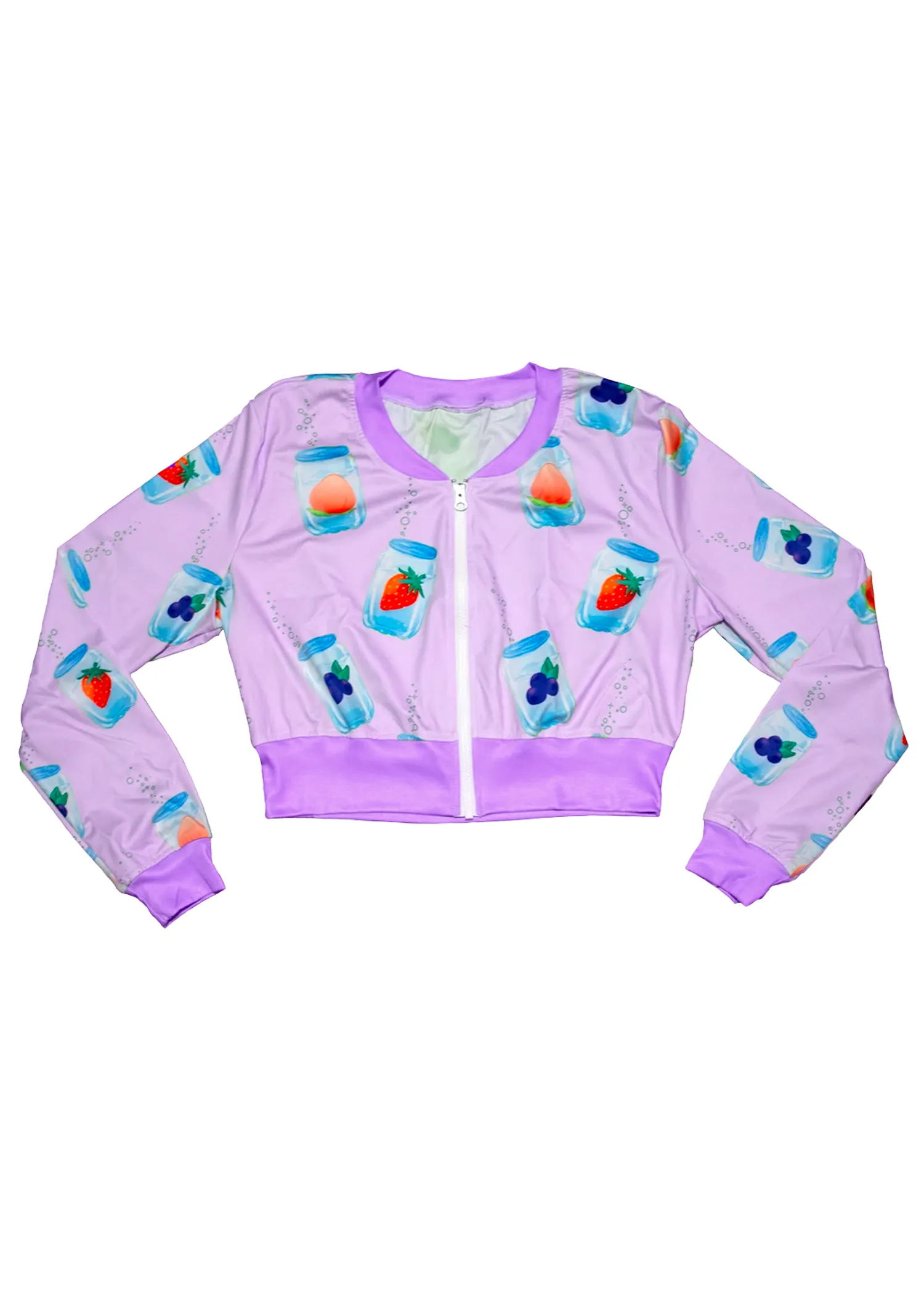 Fizzy Cropped Bomber Jacket