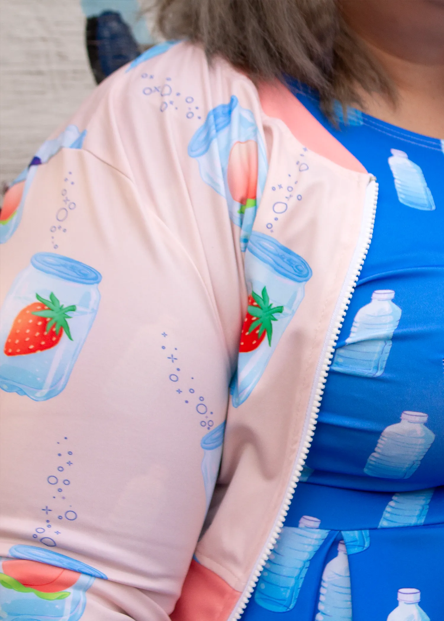 Fizzy Cropped Bomber Jacket