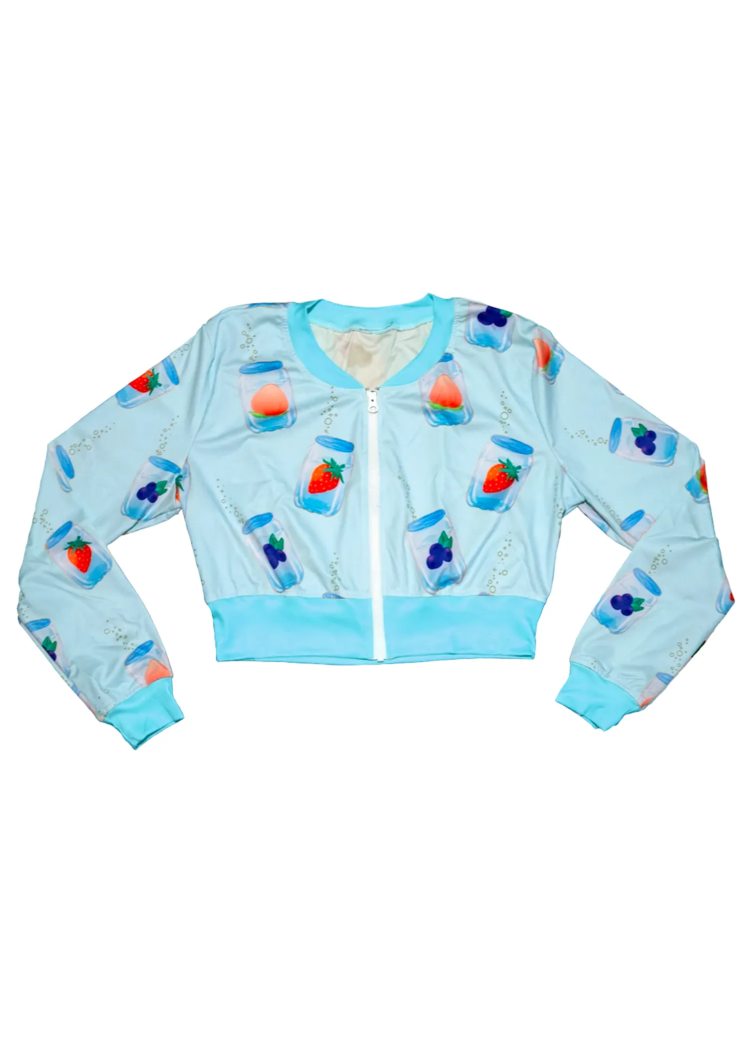 Fizzy Cropped Bomber Jacket