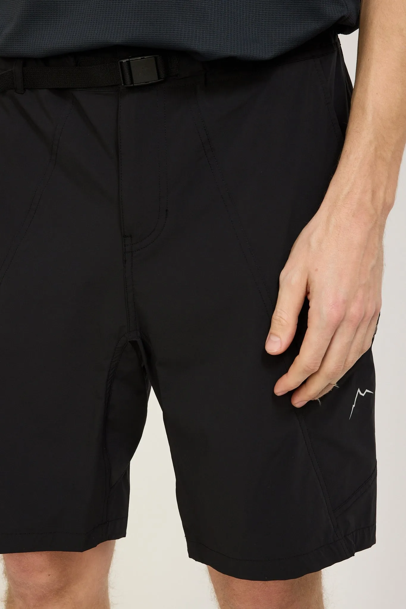 Flap Cargo Shorts Black