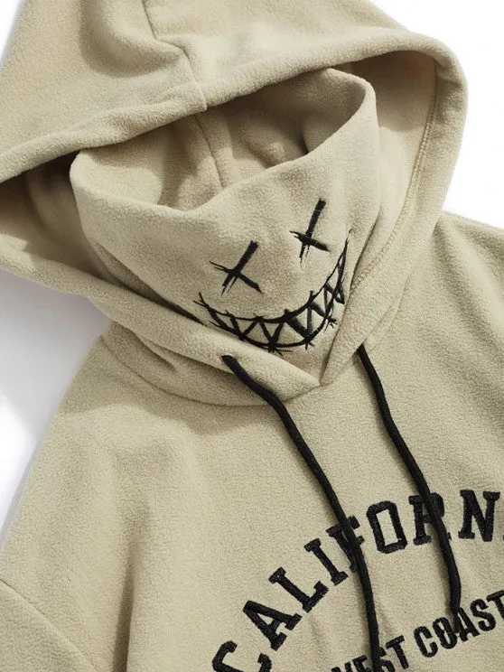Fleece Mask Hoodie and Cargo Pants