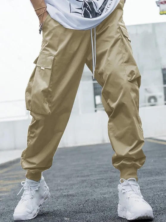 Fleece Mask Hoodie and Cargo Pants