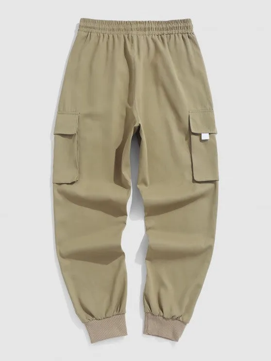 Fleece Mask Hoodie and Cargo Pants