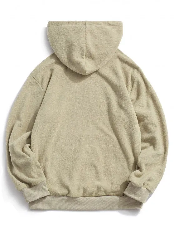 Fleece Mask Hoodie and Cargo Pants