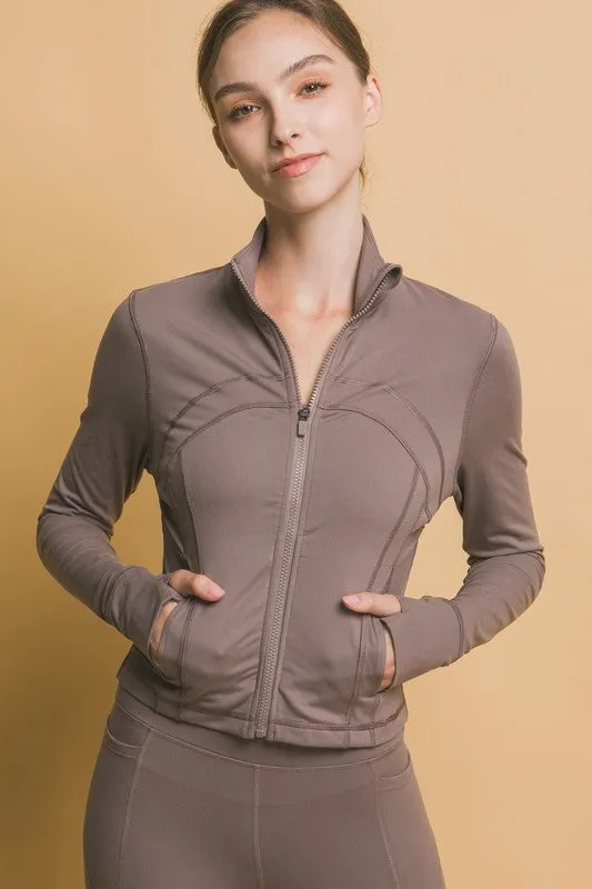 Get Moving Cropped Jacket