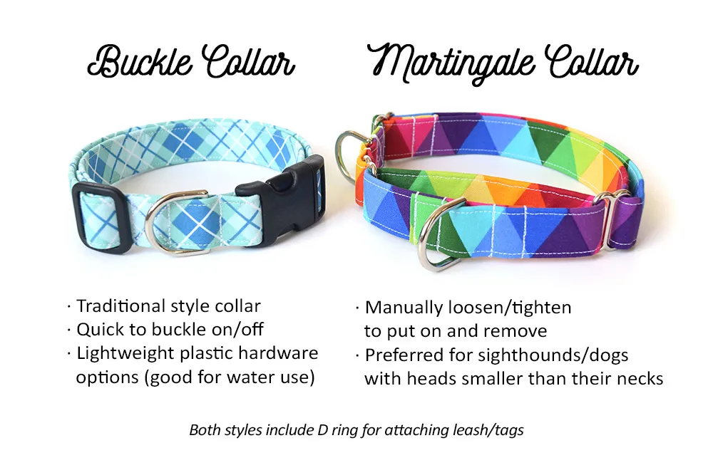 Green Nordic Stripe Winter Dog Collar