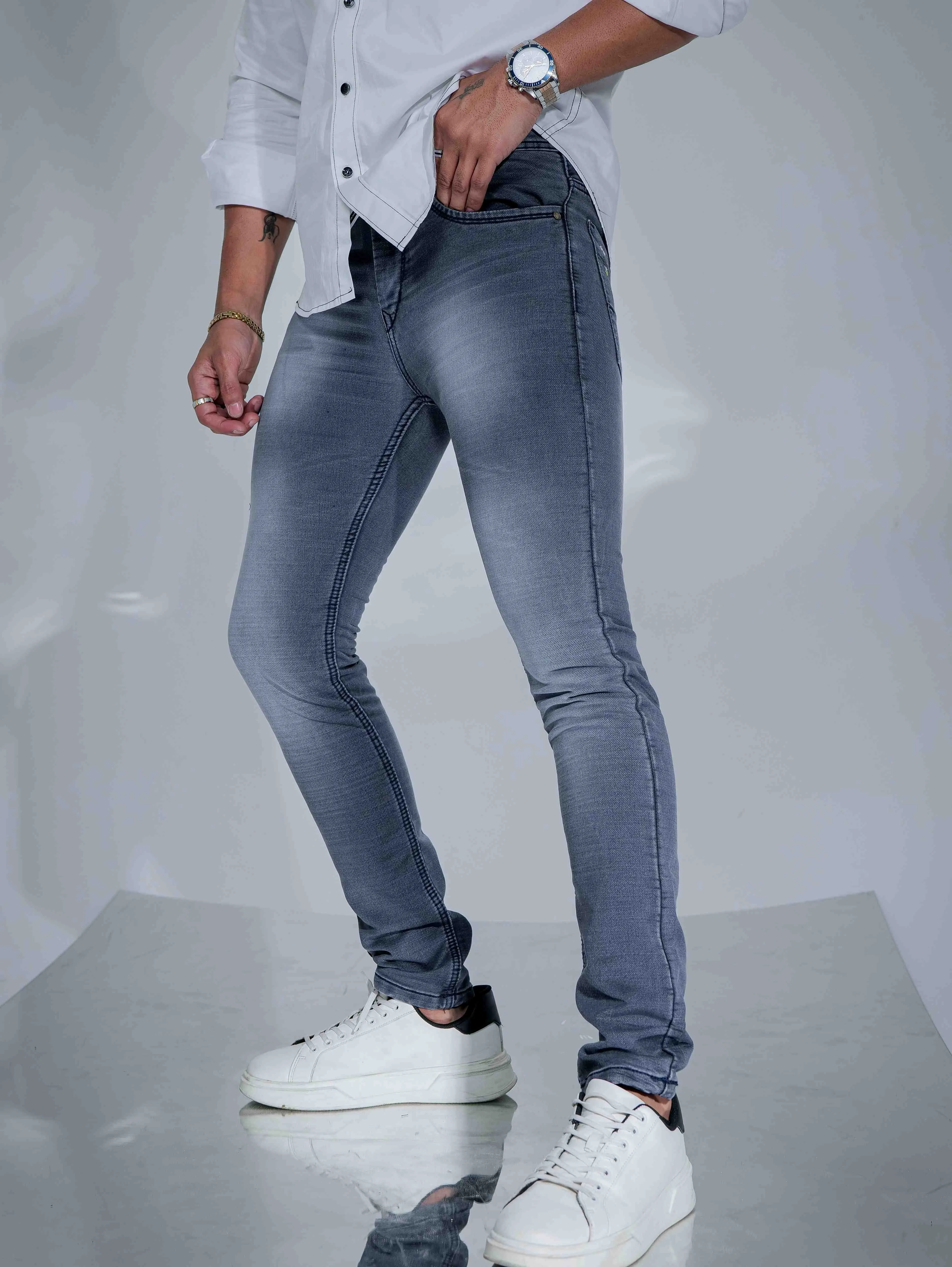 Grey Skinny Jeans