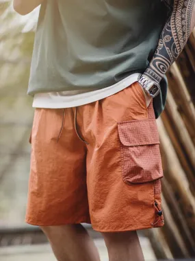 Hare - Orange Nylon summer short