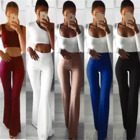 High Waist Flare Pants