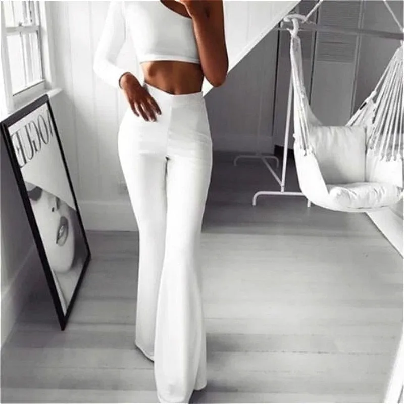 High Waist Flare Pants