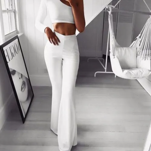 High Waist Flare Pants