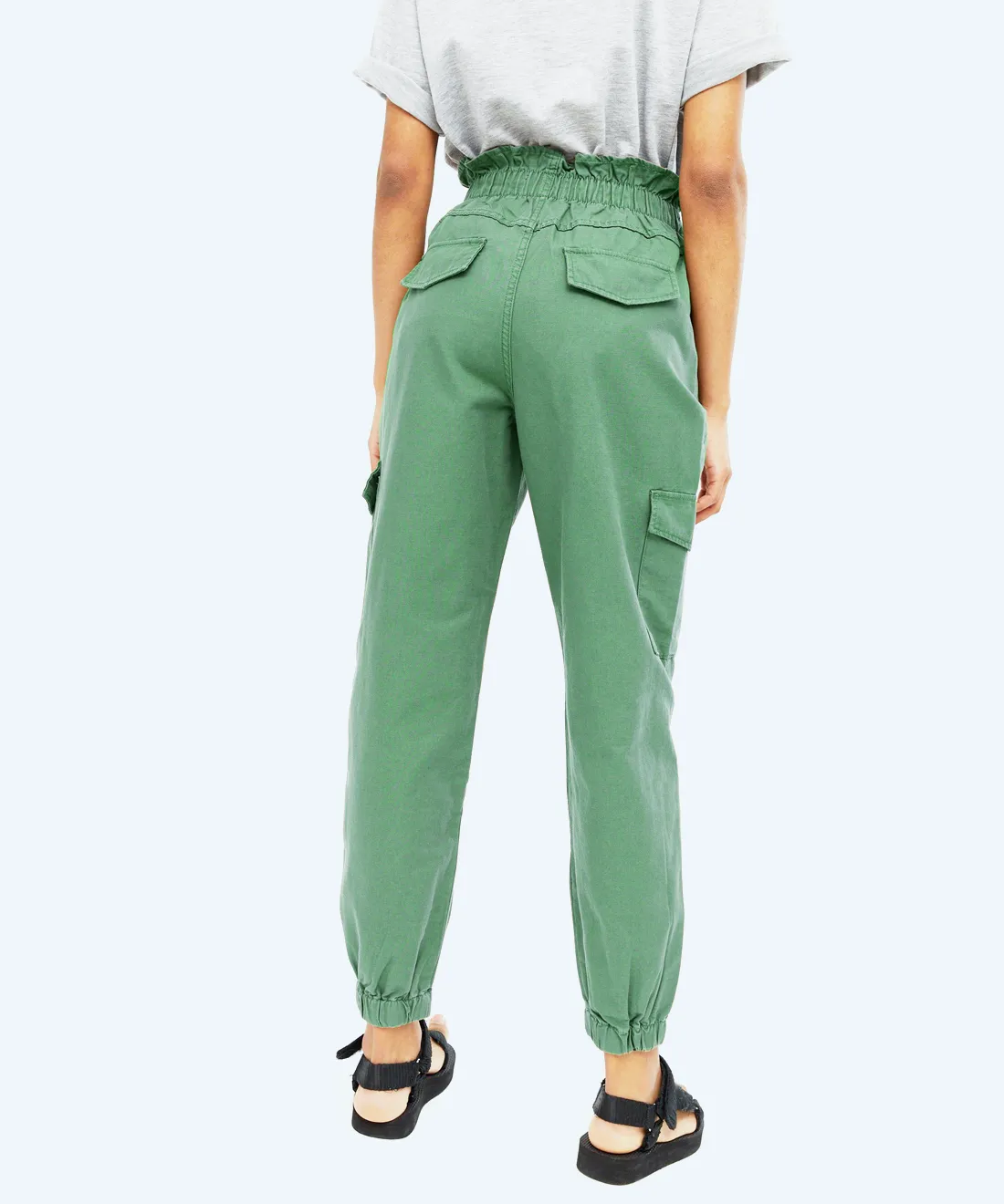 High waist trousers
