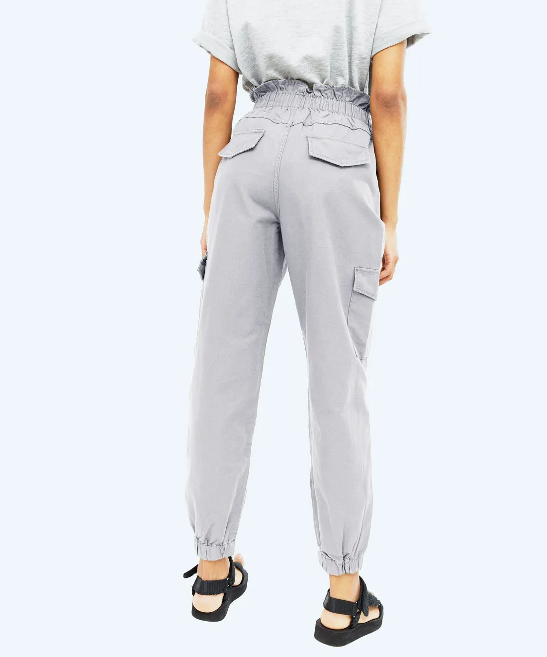 High waist trousers