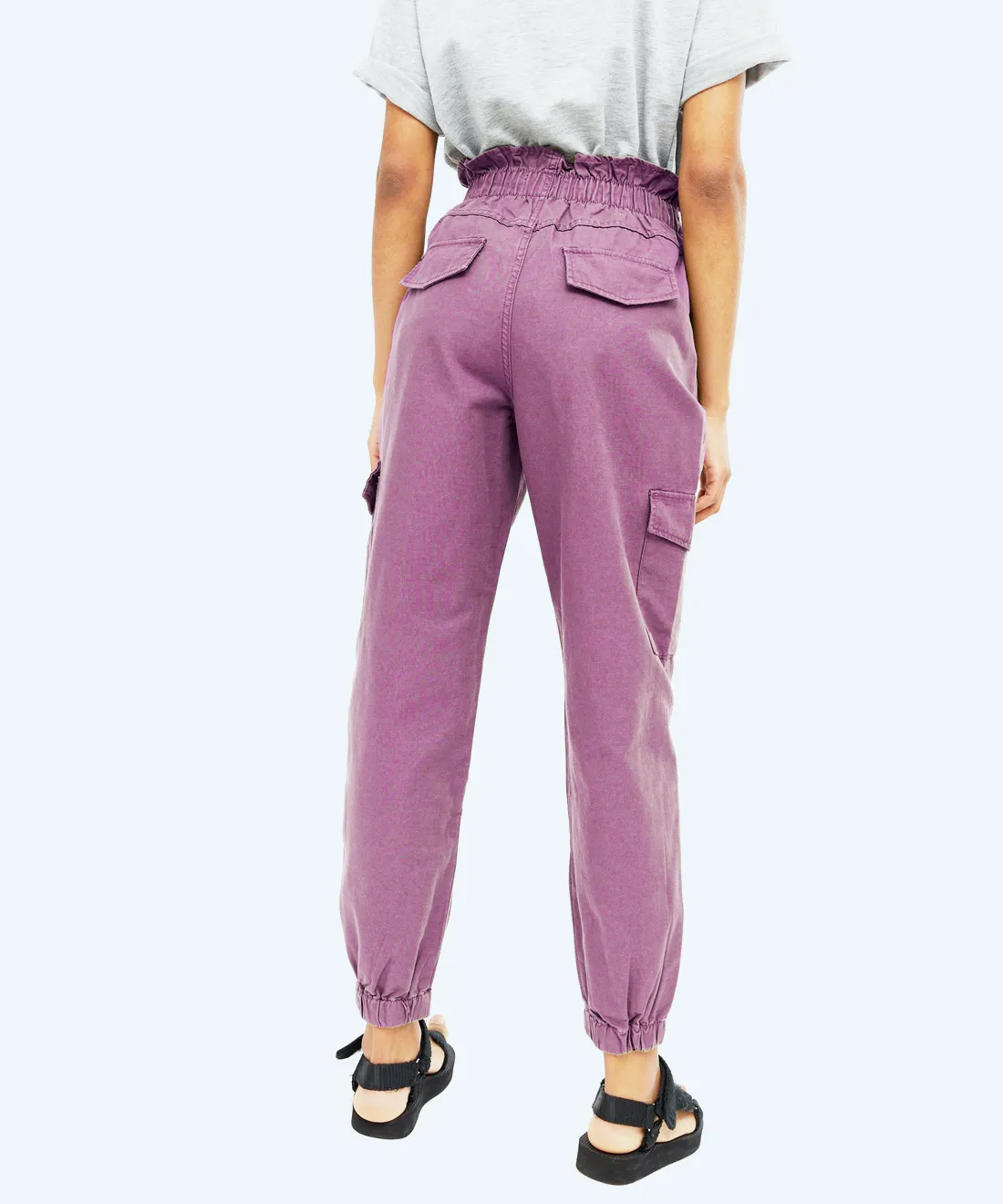High waist trousers