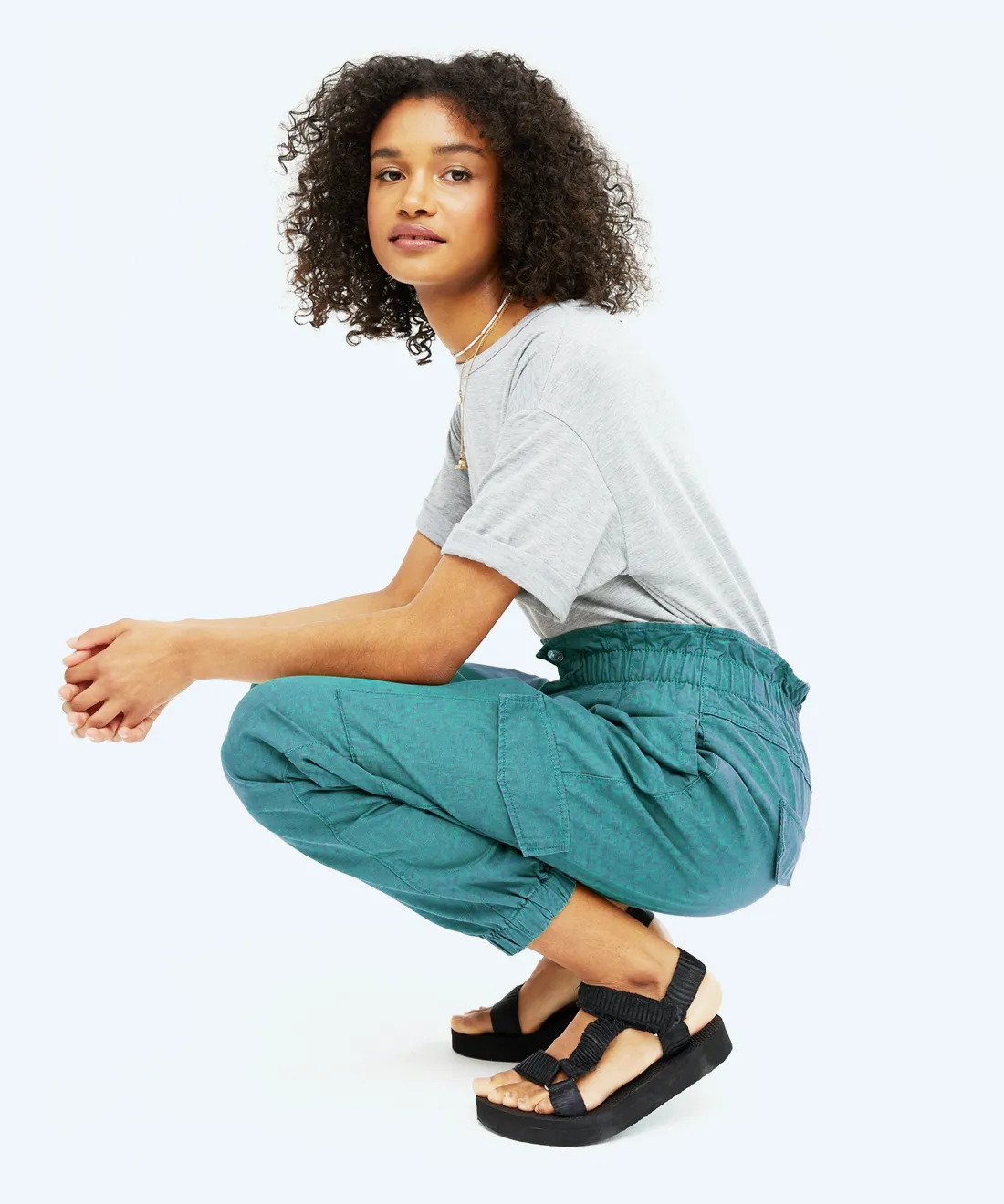 High waist trousers