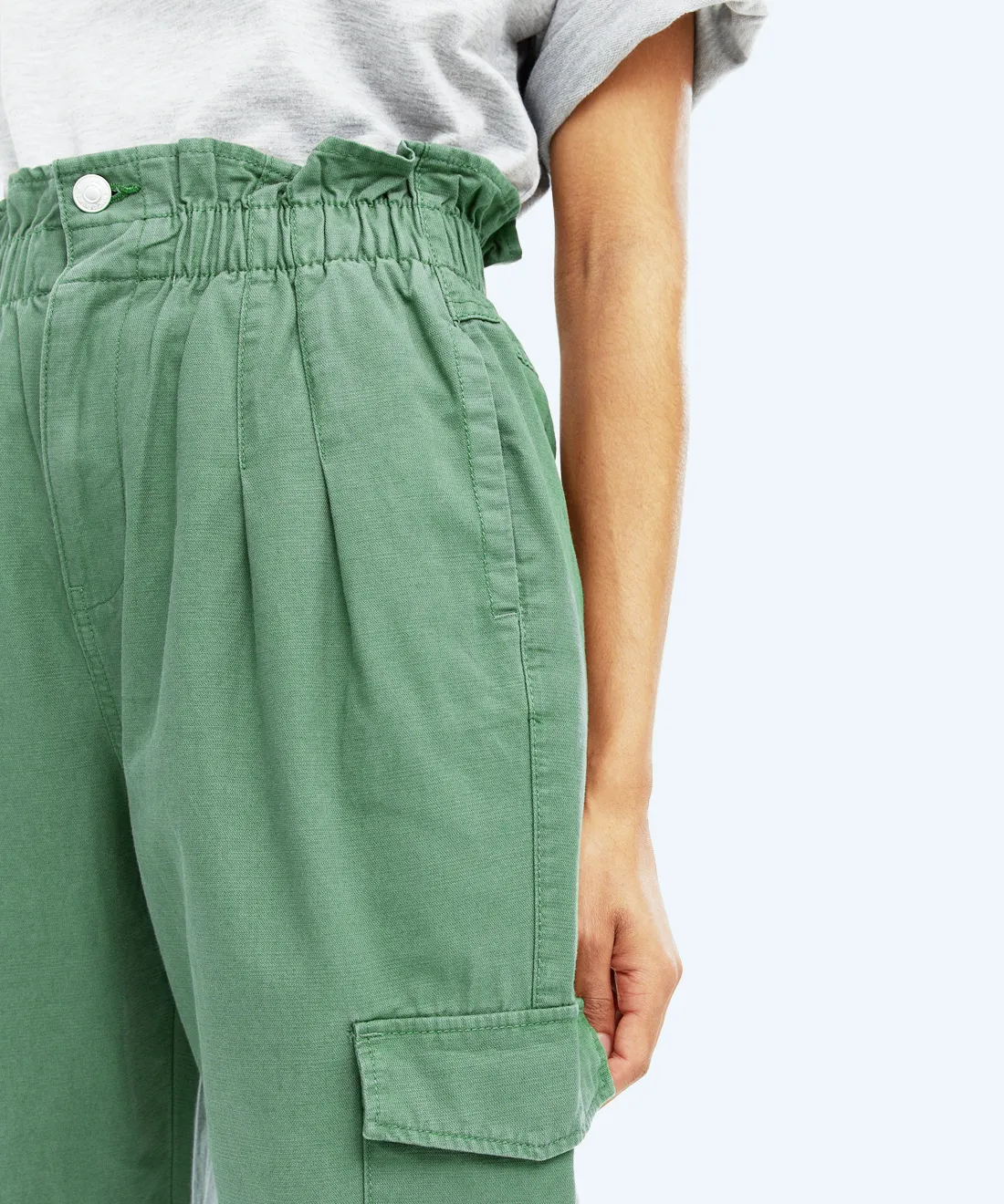High waist trousers