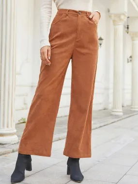 High Waist Wide Leg Pants