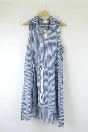 Holiday Stripe Dress M