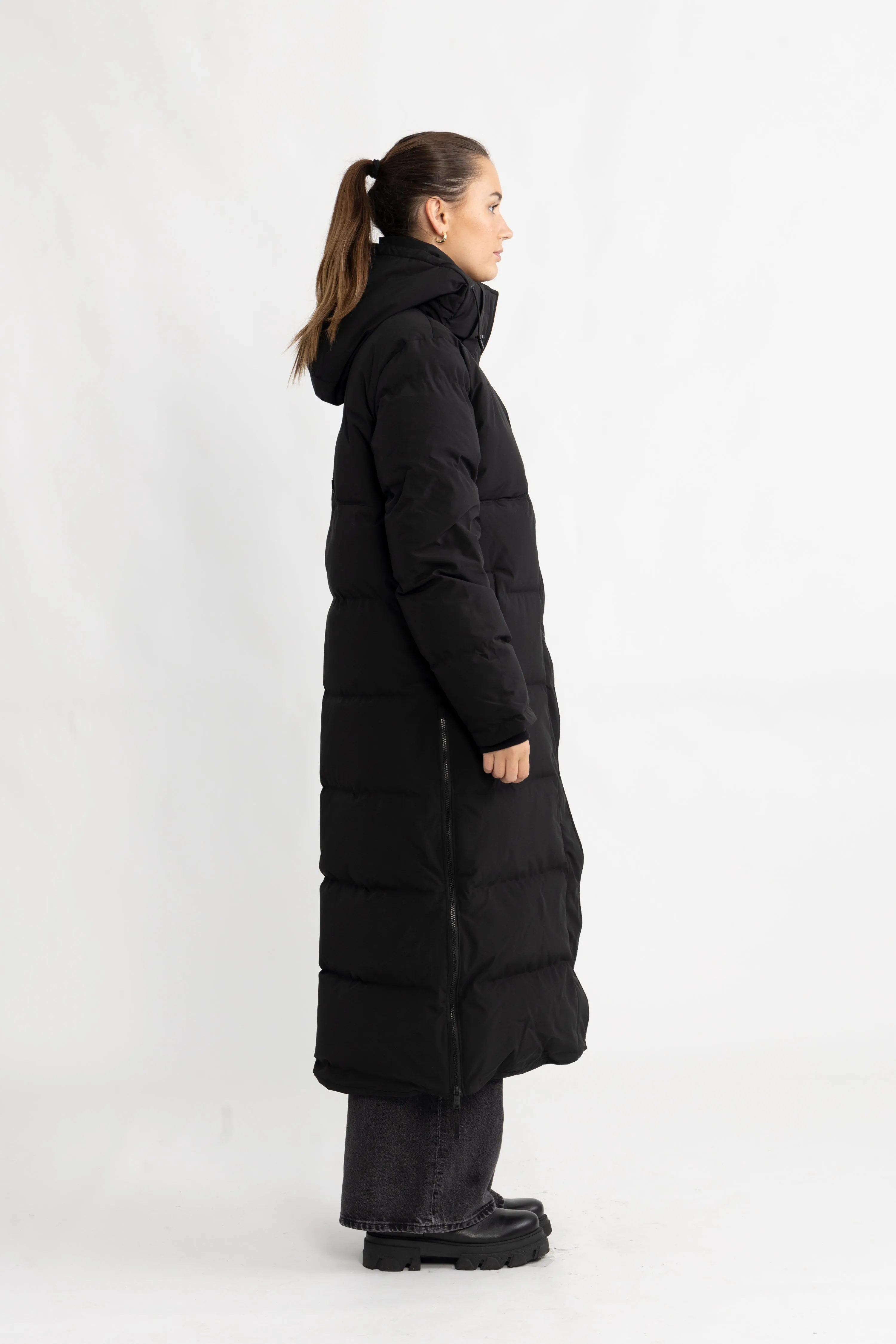 Ida Down Coat - Black