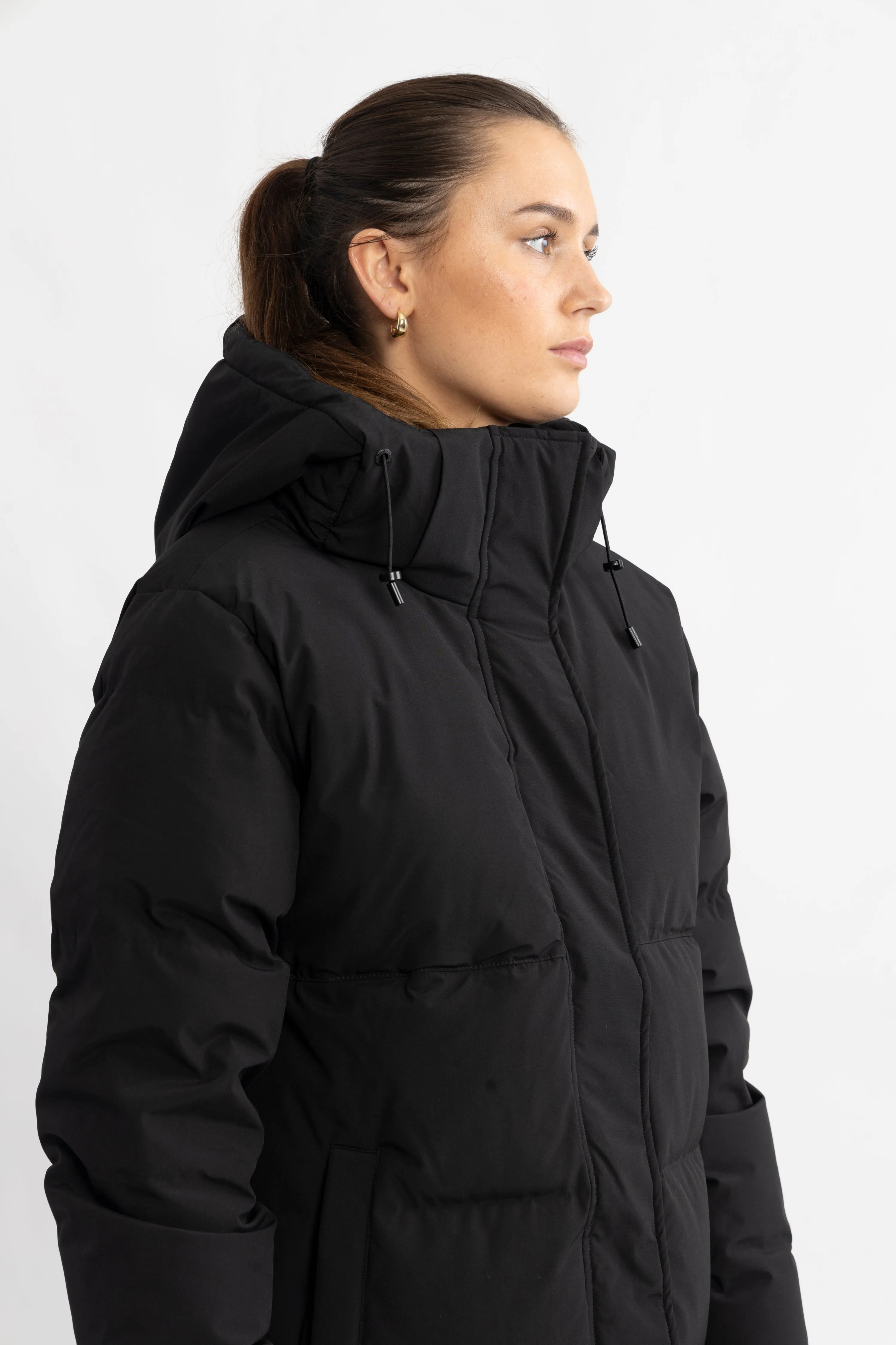 Ida Down Coat - Black