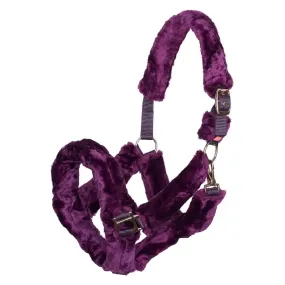 Imperial Riding Headcollar Fur Star Bordeaux