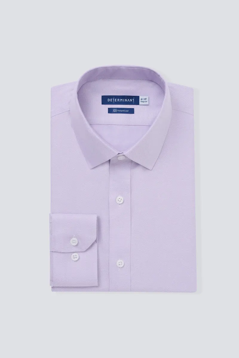 InstantCool Dobby Dress Shirt | Purple 24572N