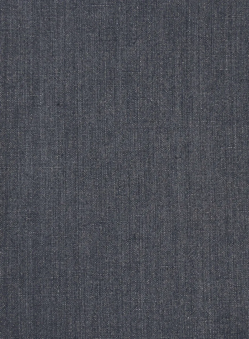 Italian Linen Zod Blue Pants