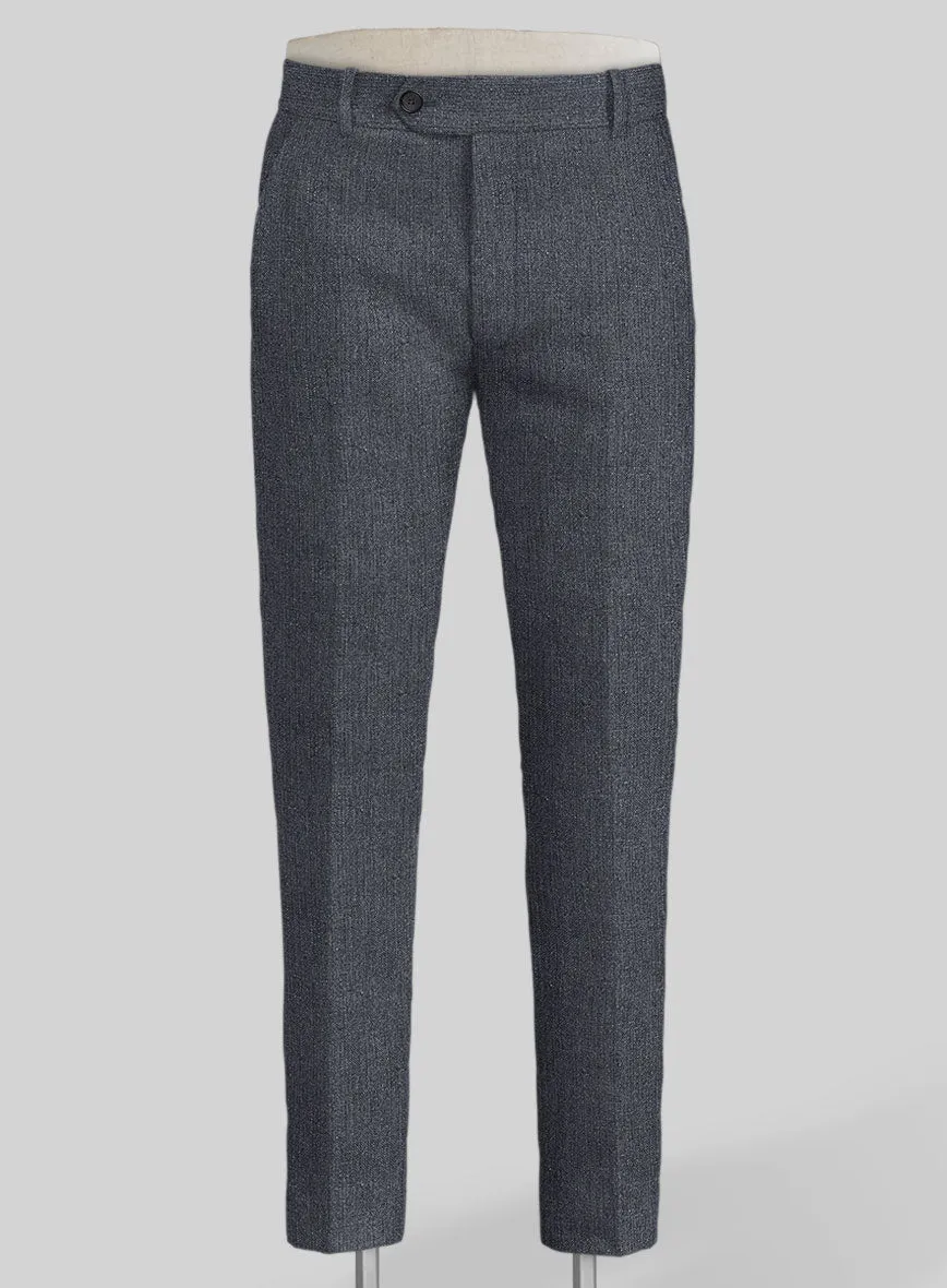 Italian Linen Zod Blue Pants
