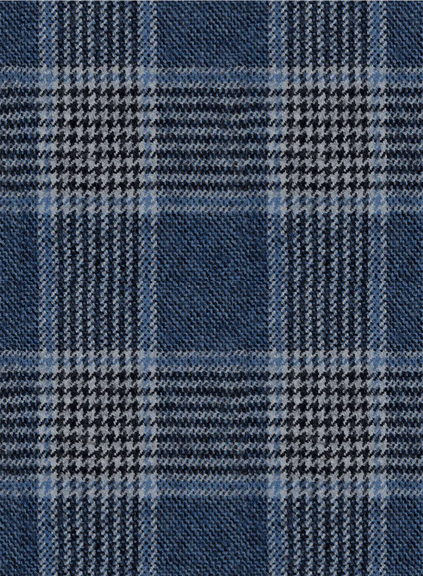 Italian Vincenzo Check Tweed Pants