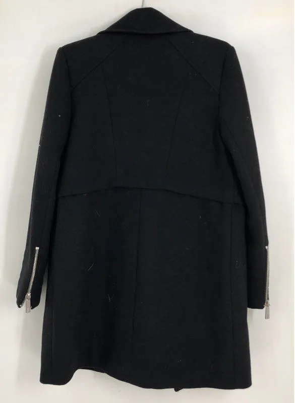Kenneth Cole New York Women's Black Overcoat - Size 4
