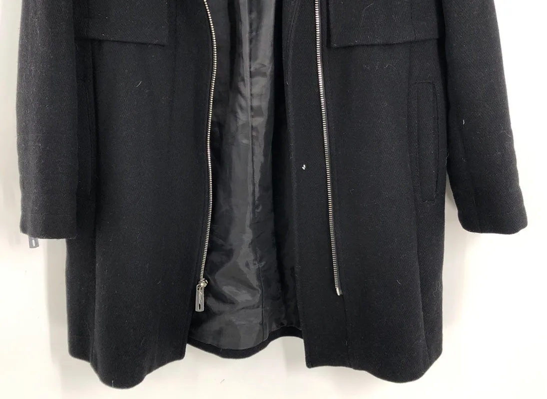 Kenneth Cole New York Women's Black Overcoat - Size 4