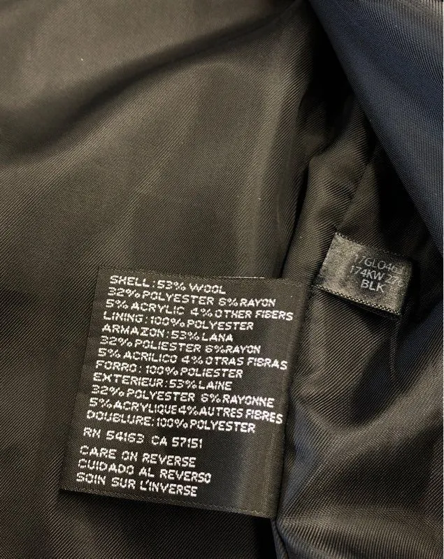 Kenneth Cole New York Women's Black Overcoat - Size 4