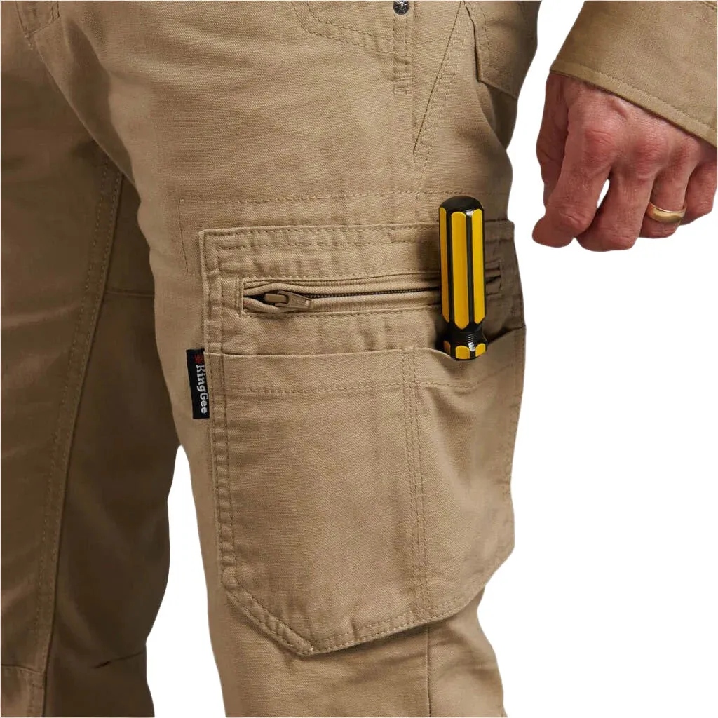 KingGee Tradies Canvas Cargo Work Pants (K13280)